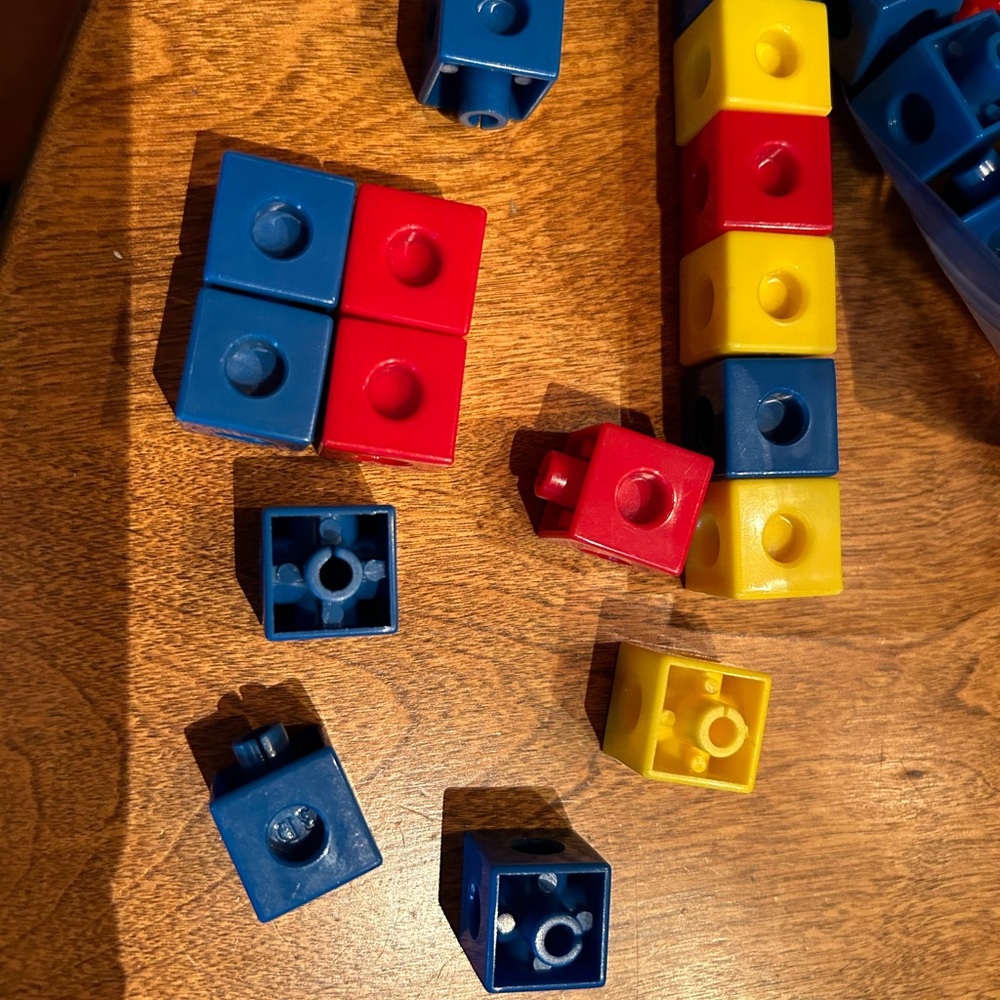Math Linking Learning Cubes  Stem Large Lot - Picture 2 of 2